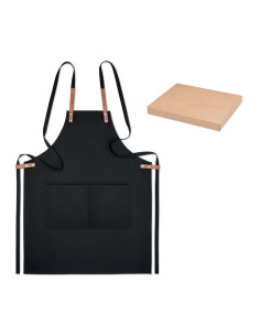 Tablier de cuisine personnalisé en coton bio 340g "NAGPUR" | SIP19