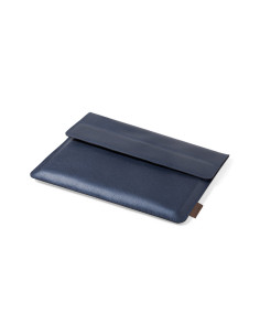 Pochette ordinateur 14" cuir recyclé personnalisable "KROLL" | SIP19