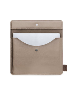 Pochette ordinateur 14" cuir recyclé personnalisable "KROLL" | SIP19