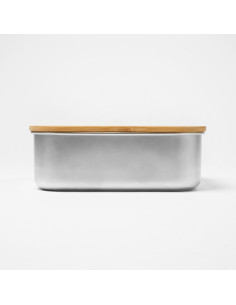Lunch box personnalisable en acier et bambou "KORLAN" de 800ml | SIP19