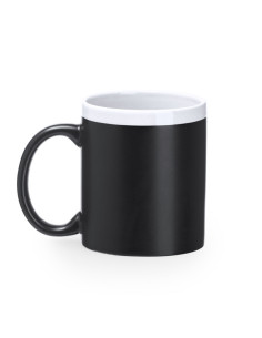 Mug publicitaire bicolore personnalisé avec ardoise "PALTA" | SIP19