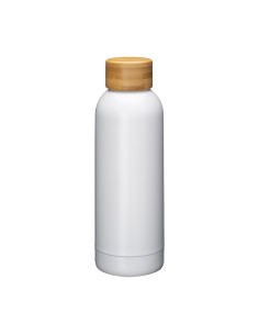 Thermos personnalisable avec bouchon en bambou 500ml "MANNO" | SIP19