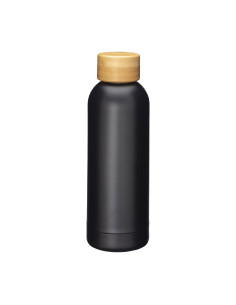 Thermos personnalisable avec bouchon en bambou 500ml "MANNO" | SIP19