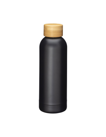 Thermos personnalisable avec bouchon en bambou 500ml "MANNO" | SIP19