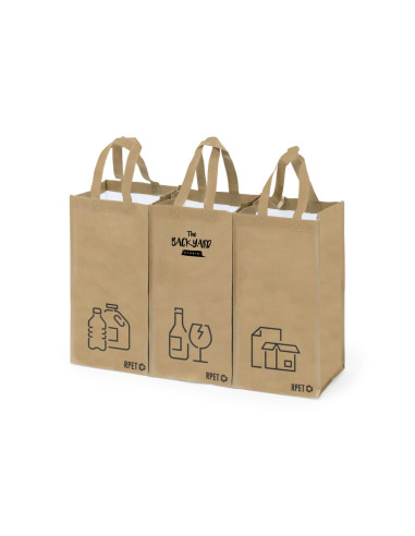 SET DE 3 SACS DE RECYCLAGE À PERSONNALISER "STUGGAR"