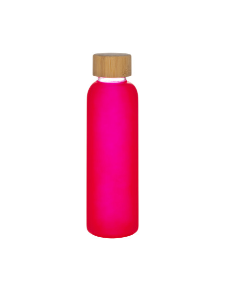 Bouteille personnalisable en verre et bambou "ROUGI" 500 ml | SIP19