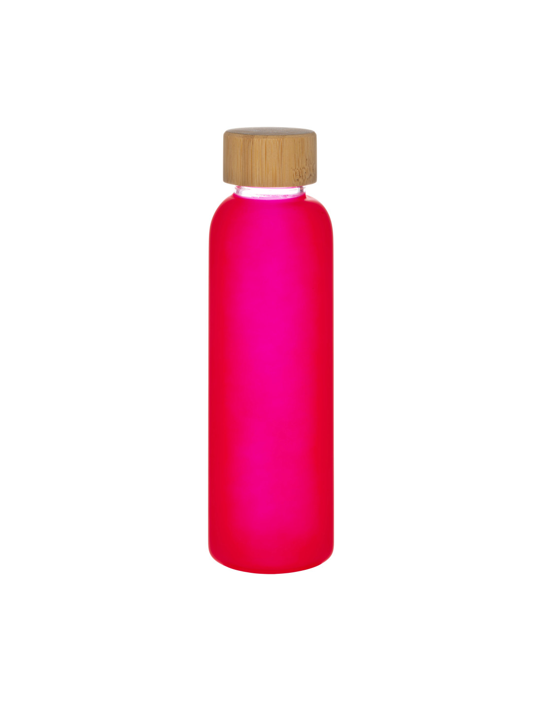 Bouteille personnalisable en verre et bambou "ROUGI" 500 ml | SIP19
