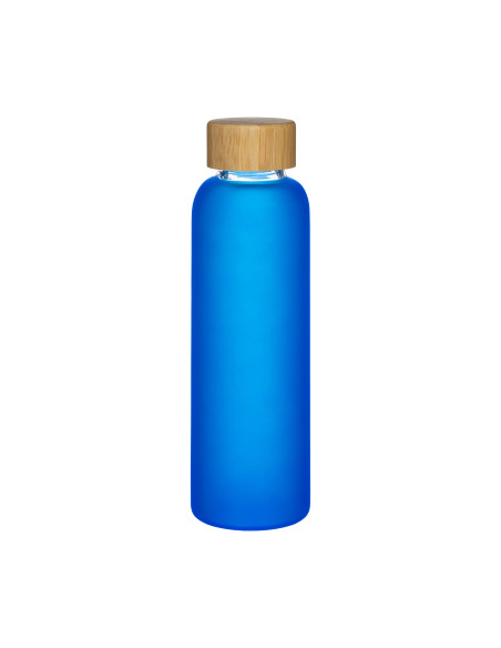 Bouteille personnalisable en verre et bambou "ROUGI" 500 ml | SIP19