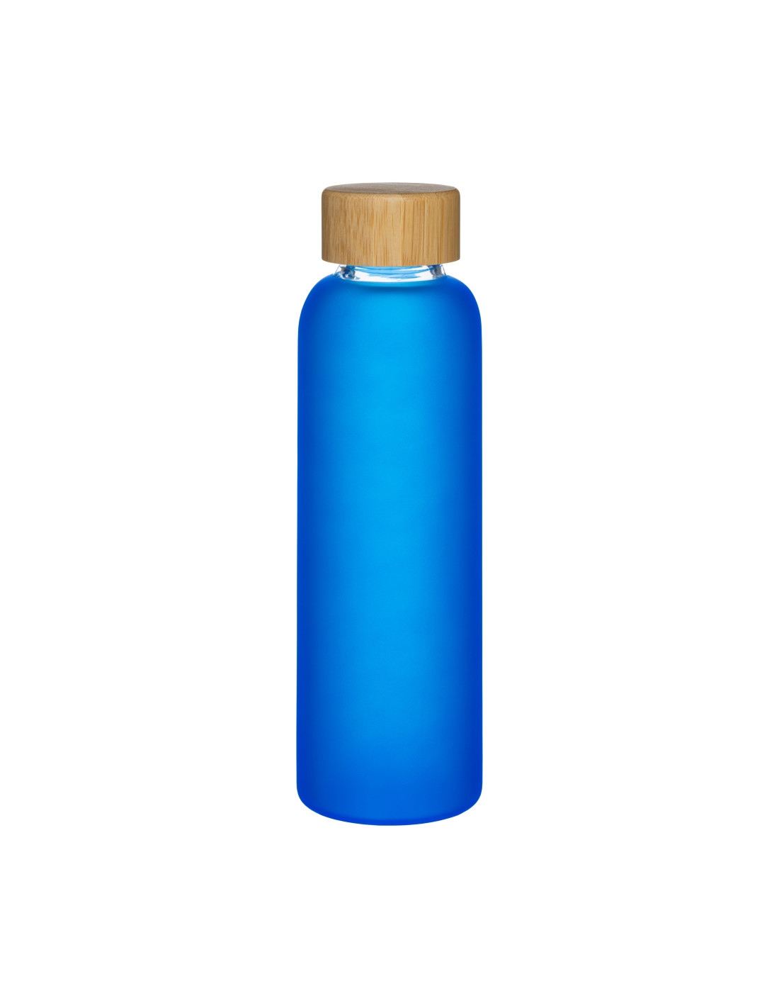 Bouteille personnalisable en verre et bambou "ROUGI" 500 ml | SIP19