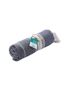 Serviette fouta personnalisée en coton recyclé 180g "PACHE" | SIP19