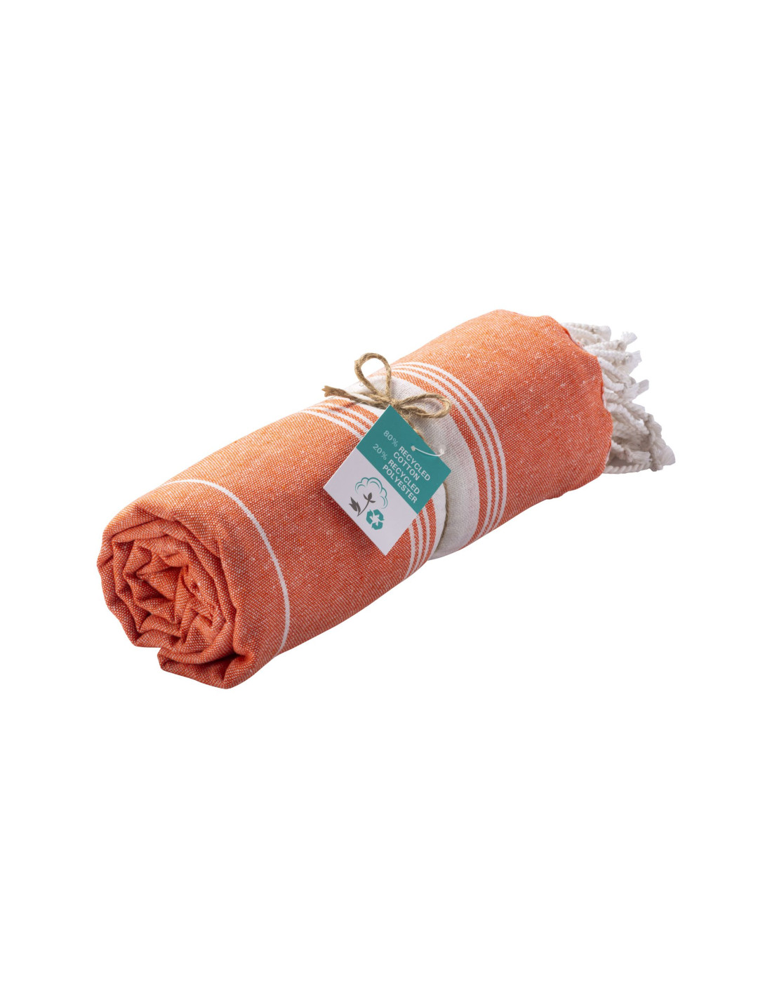 Serviette fouta personnalisée en coton recyclé 180g "PACHE" | SIP19