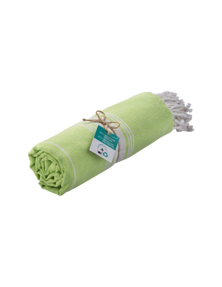 Serviette fouta personnalisée en coton recyclé 180g "PACHE" | SIP19