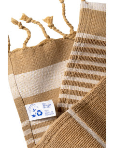 Fouta personnalisé en coton recyclé 350g/m² "FEVAL" | SIP19