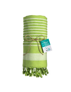 Fouta personnalisé en coton recyclé 350g/m² "FEVAL" | SIP19