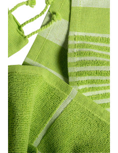 Fouta personnalisé en coton recyclé 350g/m² "FEVAL" | SIP19