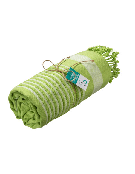 Fouta personnalisé en coton recyclé 350g/m² "FEVAL" | SIP19