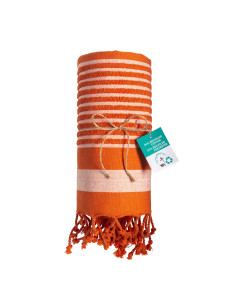 Fouta personnalisé en coton recyclé 350g/m² "FEVAL" | SIP19