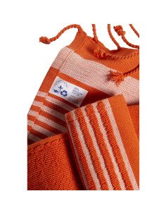 Fouta personnalisé en coton recyclé 350g/m² "FEVAL" | SIP19
