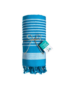 Fouta personnalisé en coton recyclé 350g/m² "FEVAL" | SIP19