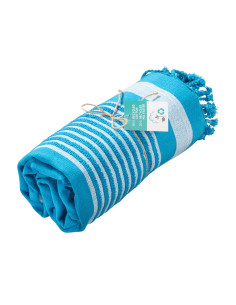 Fouta personnalisé en coton recyclé 350g/m² "FEVAL" | SIP19