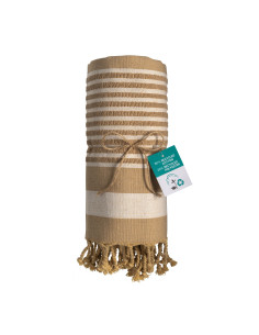 Fouta personnalisé en coton recyclé 350g/m² "FEVAL" | SIP19