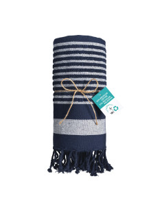Fouta personnalisé en coton recyclé 350g/m² "FEVAL" | SIP19