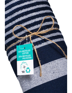 Fouta personnalisé en coton recyclé 350g/m² "FEVAL" | SIP19
