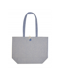 Sac shopping personnalisé en coton avec bouton 180g "MYKONOS" | SIP19
