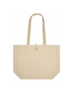 Sac shopping personnalisé en coton avec bouton 180g "MYKONOS" | SIP19