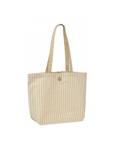 Sac shopping personnalisé en coton avec bouton 180g "MYKONOS" | SIP19