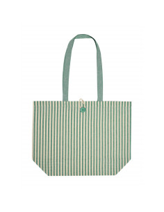 Sac shopping personnalisé en coton avec bouton 180g "MYKONOS" | SIP19