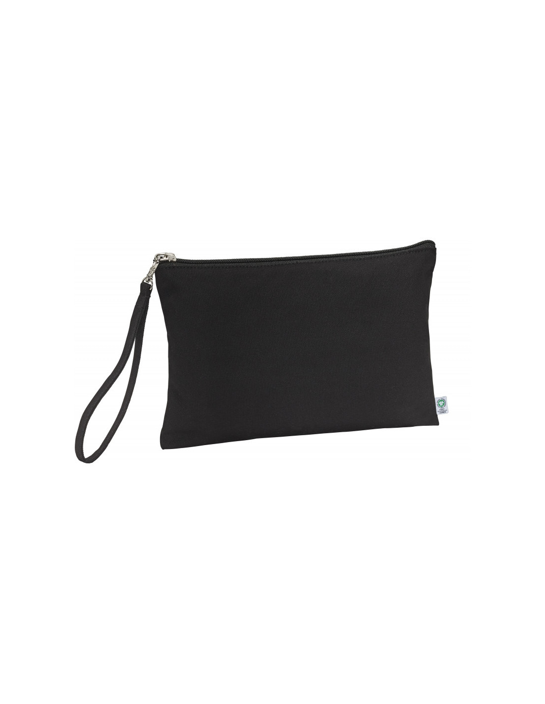 Pochette en coton bio personnalisable 320G "MARYLIN" 26X17CM | SIP19