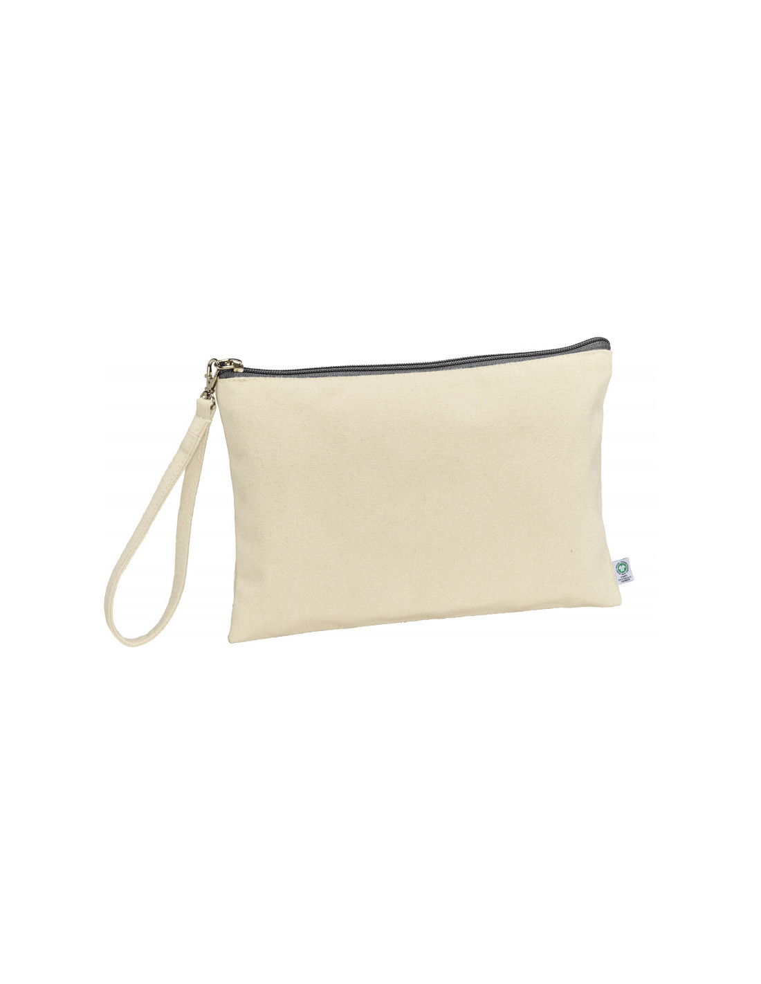 Pochette en coton bio personnalisable 320G "MARYLIN" 26X17CM | SIP19