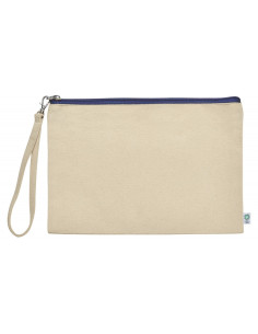 Pochette en coton bio personnalisable 320G "MARYLIN" 26X17CM | SIP19
