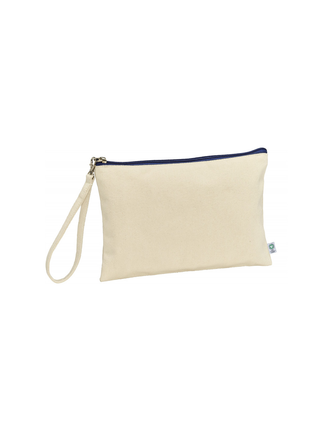 Pochette en coton bio personnalisable 320G "MARYLIN" 26X17CM | SIP19
