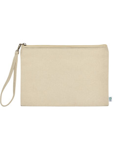 Pochette en coton bio personnalisable 320G "MARYLIN" 26X17CM | SIP19