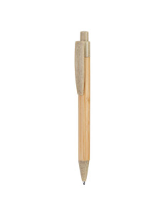 Stylo personnalisable en bambou et fibre de blé "STOA | SIP19