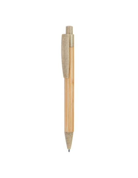 Stylo personnalisable en bambou et fibre de blé "STOA | SIP19