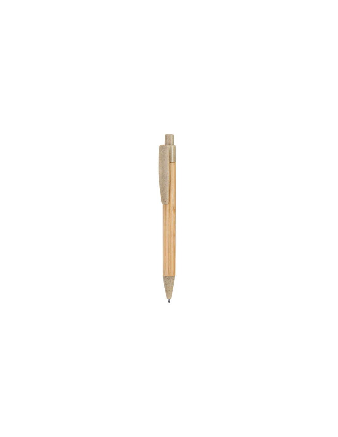 Stylo personnalisable en bambou et fibre de blé "STOA | SIP19