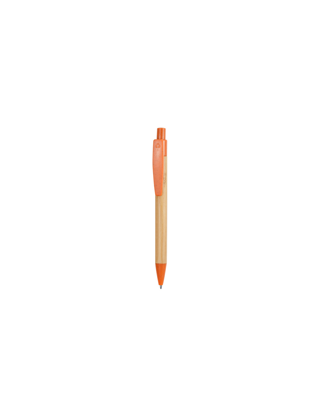 Stylo personnalisable en bambou et fibre de blé "STOA | SIP19