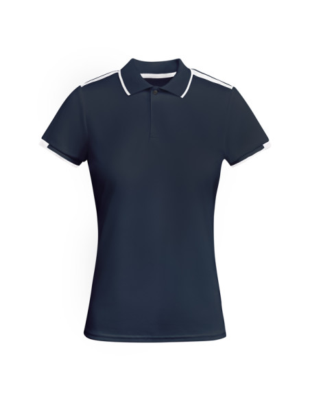 Polo sport femme personnalisé en polyester recyclé 150g "TAMIL" | SIP19