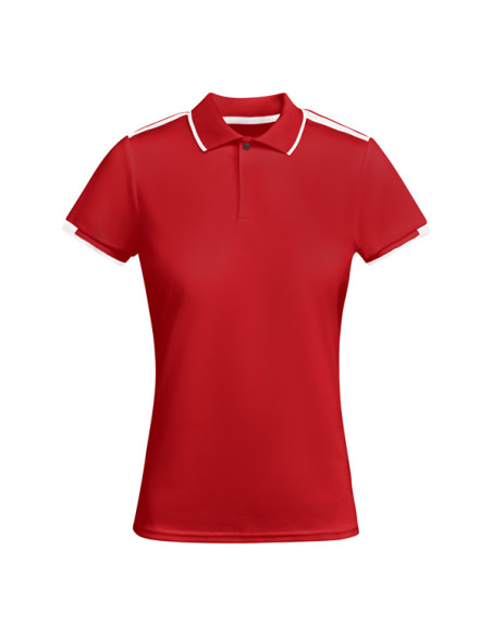 Polo sport femme personnalisé en polyester recyclé 150g "TAMIL" | SIP19