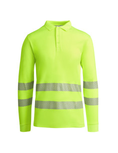 Polo manches longues haute visibilité personnalisé "ATRIO LS" | SIP19