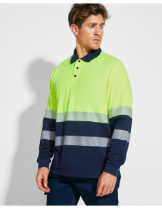 Polo personnalisé haute visibilité pour homme 170G "VEGA LS" | SIP19
