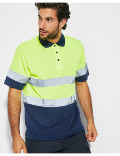 Polo haute visibilité imprimable pour homme 170G "POLARIS" | SIP19