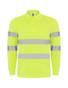 Polo personnalisé à haute visibilité pour homme "POLARIS LS" | SIP19