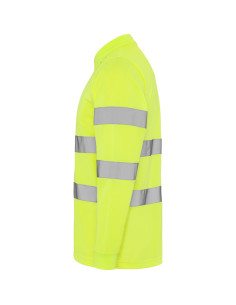Polo personnalisé à haute visibilité pour homme "POLARIS LS" | SIP19