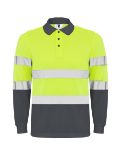 Polo personnalisé à haute visibilité pour homme "POLARIS LS" | SIP19