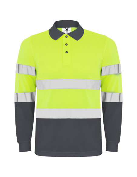Polo personnalisé à haute visibilité pour homme "POLARIS LS" | SIP19
