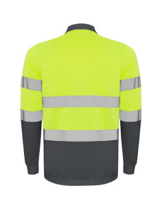 Polo personnalisé à haute visibilité pour homme "POLARIS LS" | SIP19